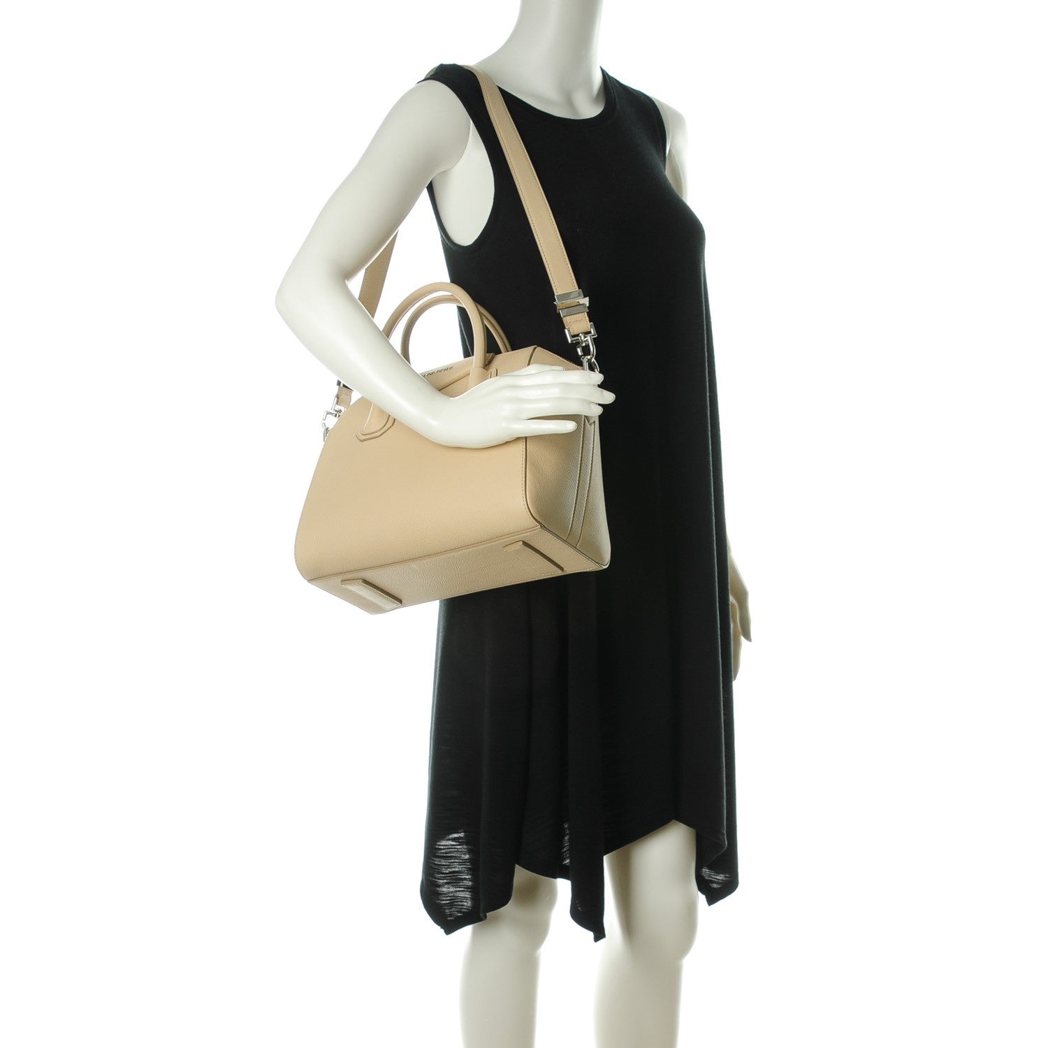 Givenchy Sugar Goatskin Small Antigona Beige Buff 2 of 7