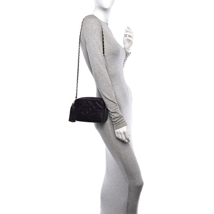 Chanel Lambskin CC Tassel Camera Case Purple 2 of 10