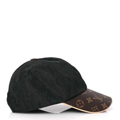 Louis Vuitton Polyester Silk Monogram LV Get Ready Cap L Black 5 of 12