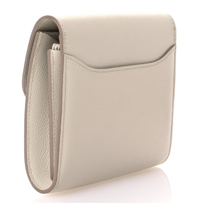 Hermes Evercolor Constance Compact Passant Wallet  Beton 3 of 8