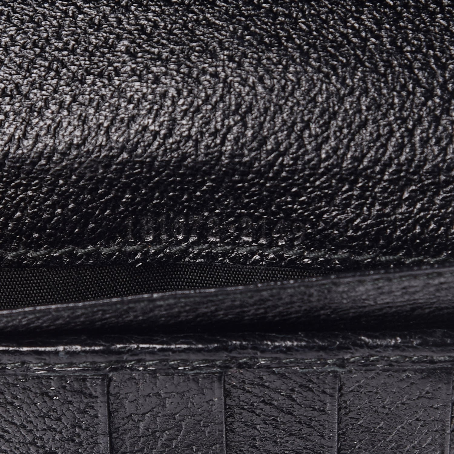 Gucci Monogram Ladies Web Continental Wallet Black 7 of 14