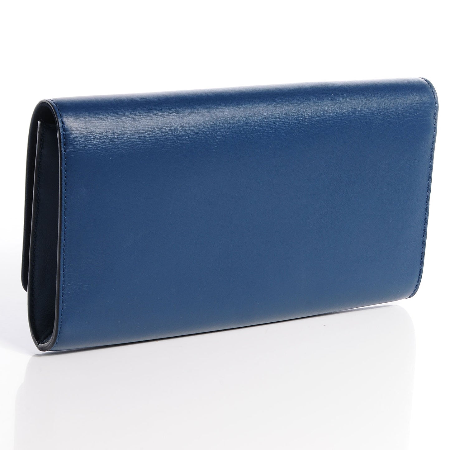 Calfskin Louise Clutch Blue