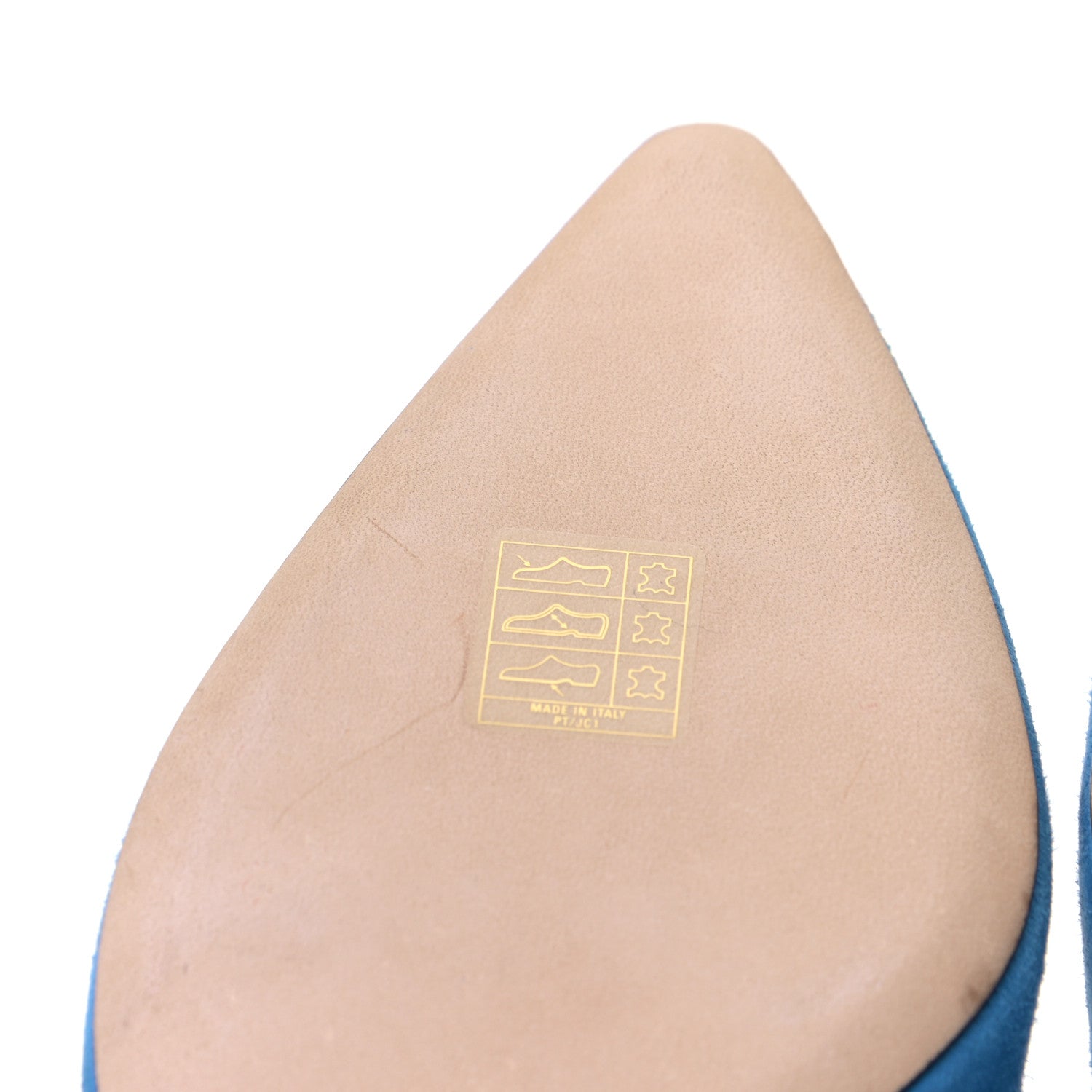 Jimmy Choo Suede Romy 100 Pumps 39 Robot Blue 8 of 9