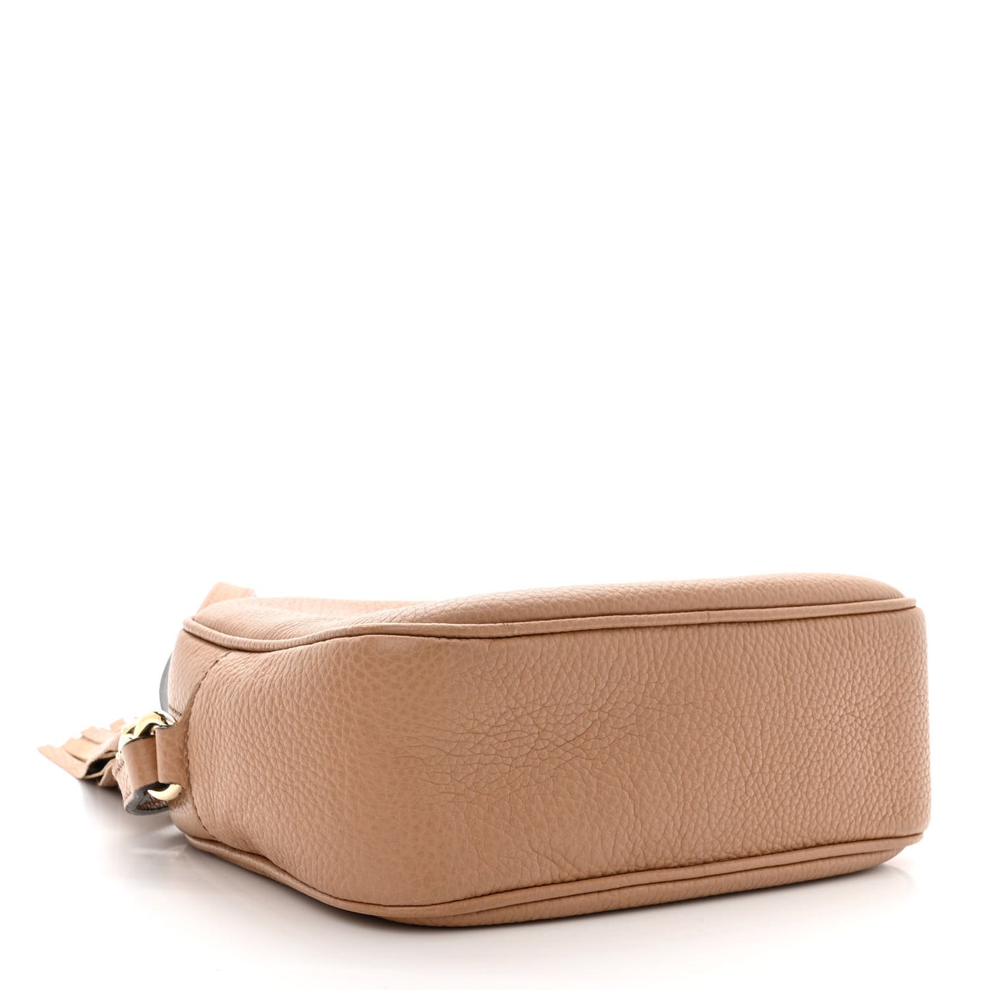 Pebbled Calfskin Small Soho Disco Bag Camelia