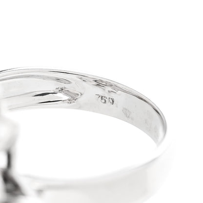 Parker & West by FASHIONPHILE 18K White Gold Diamond 1.10ctw Flower Ring 50 5.25 10 of 11