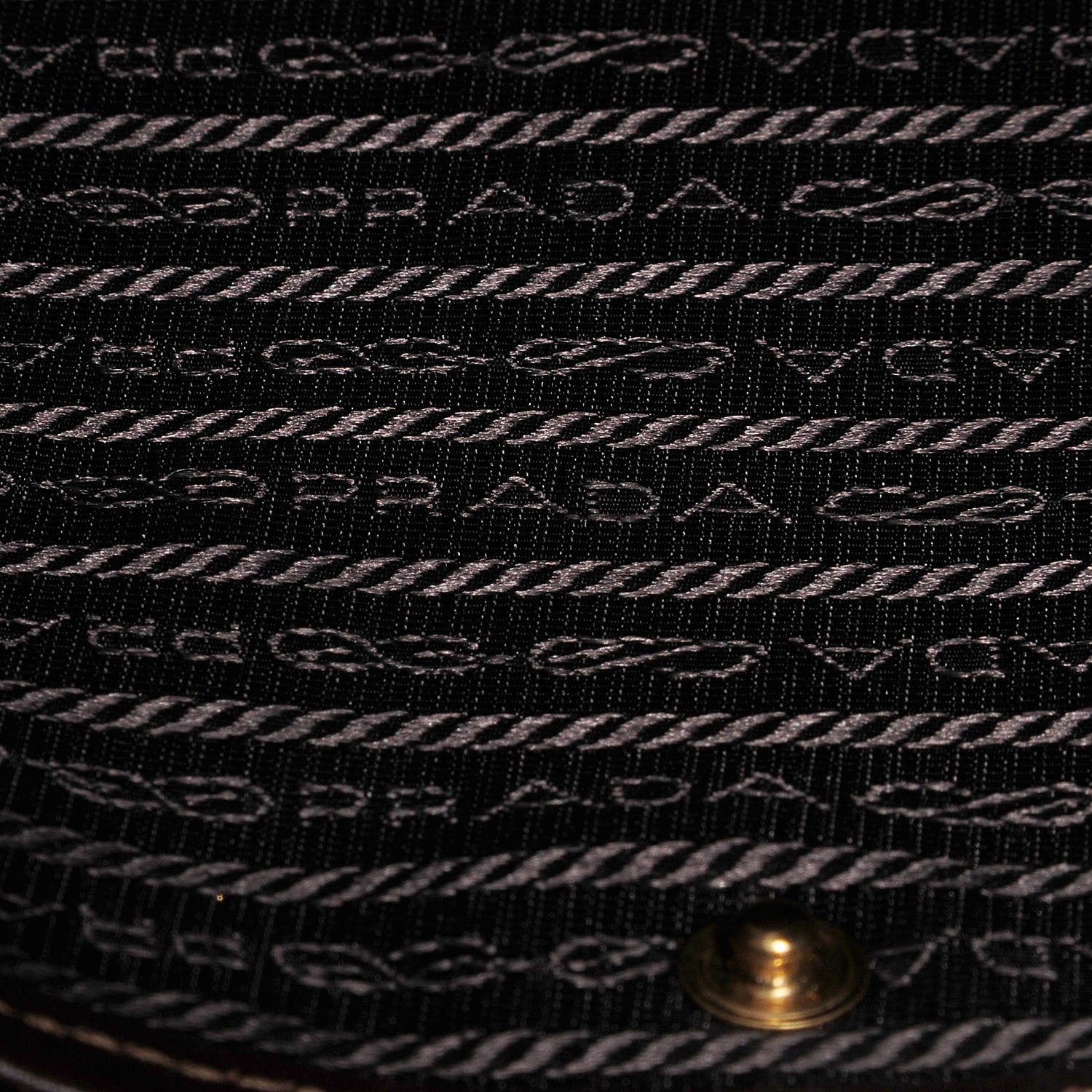 Prada Jacquard Logo Shoulder Bag Bruciato 8 of 11