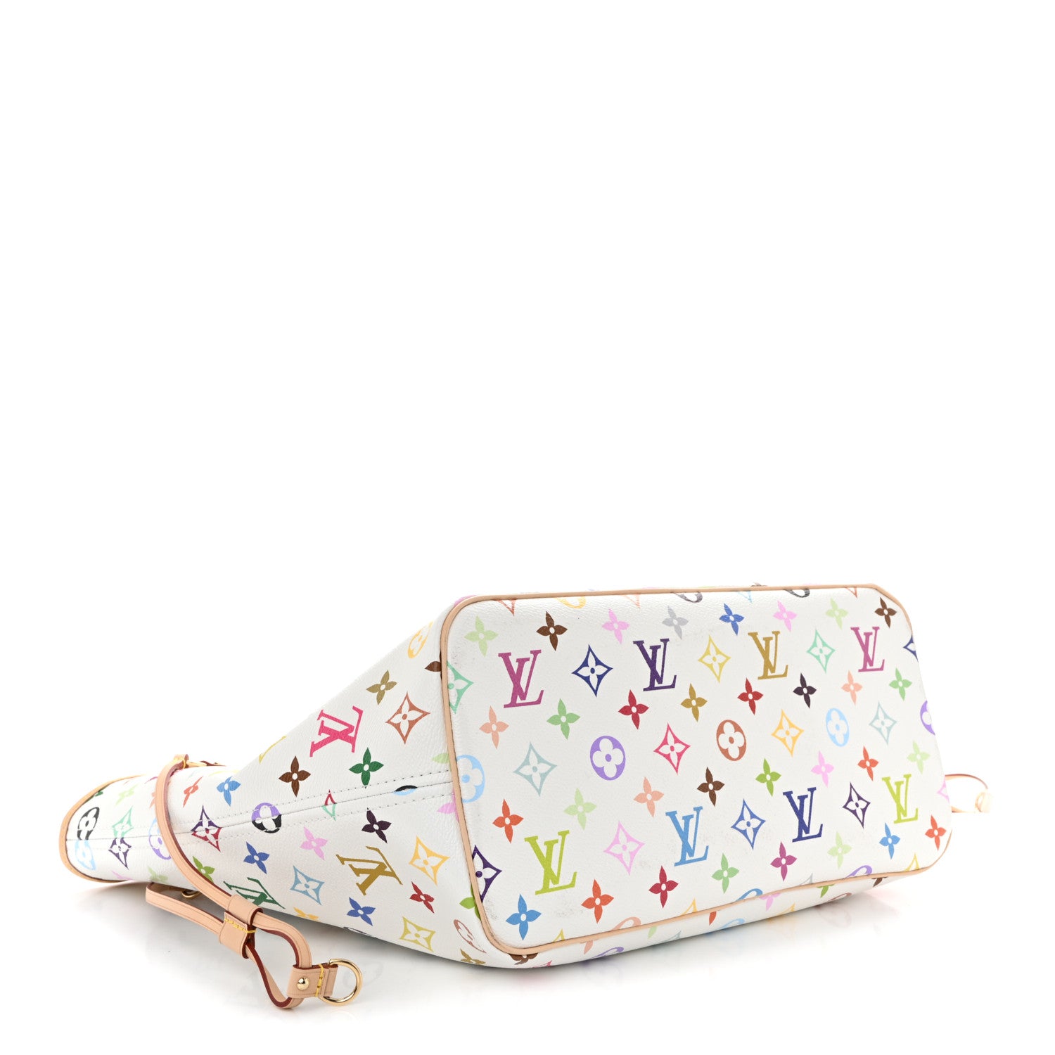 Louis Vuitton LV X TM Monogram Multicolor Neverfull MM White 5 of 10