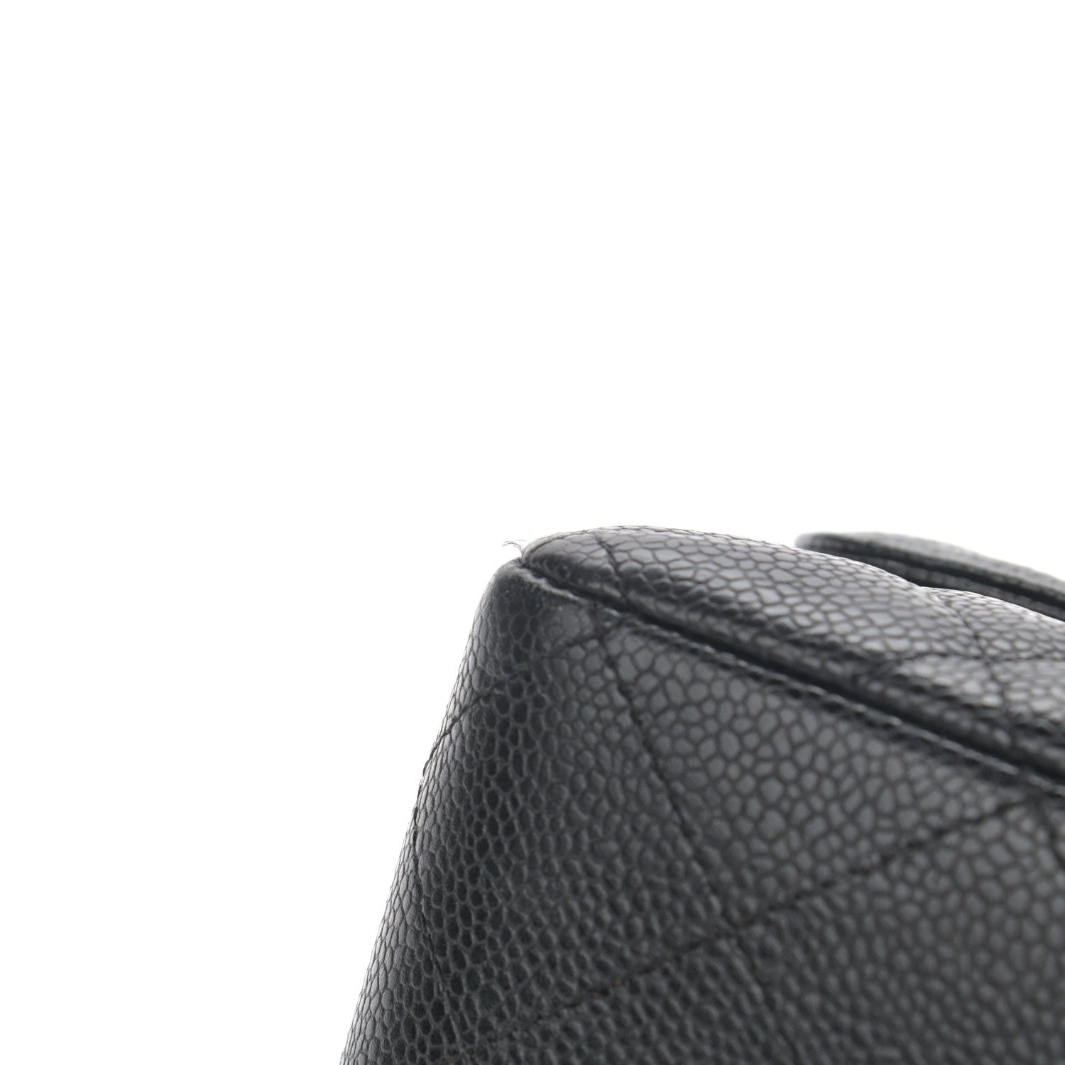 Chanel Caviar Quilted Jumbo Single Flap Black 11 of 12