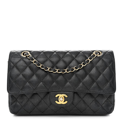 Chanel Caviar Quilted Medium Double Flap Black 1 of 16