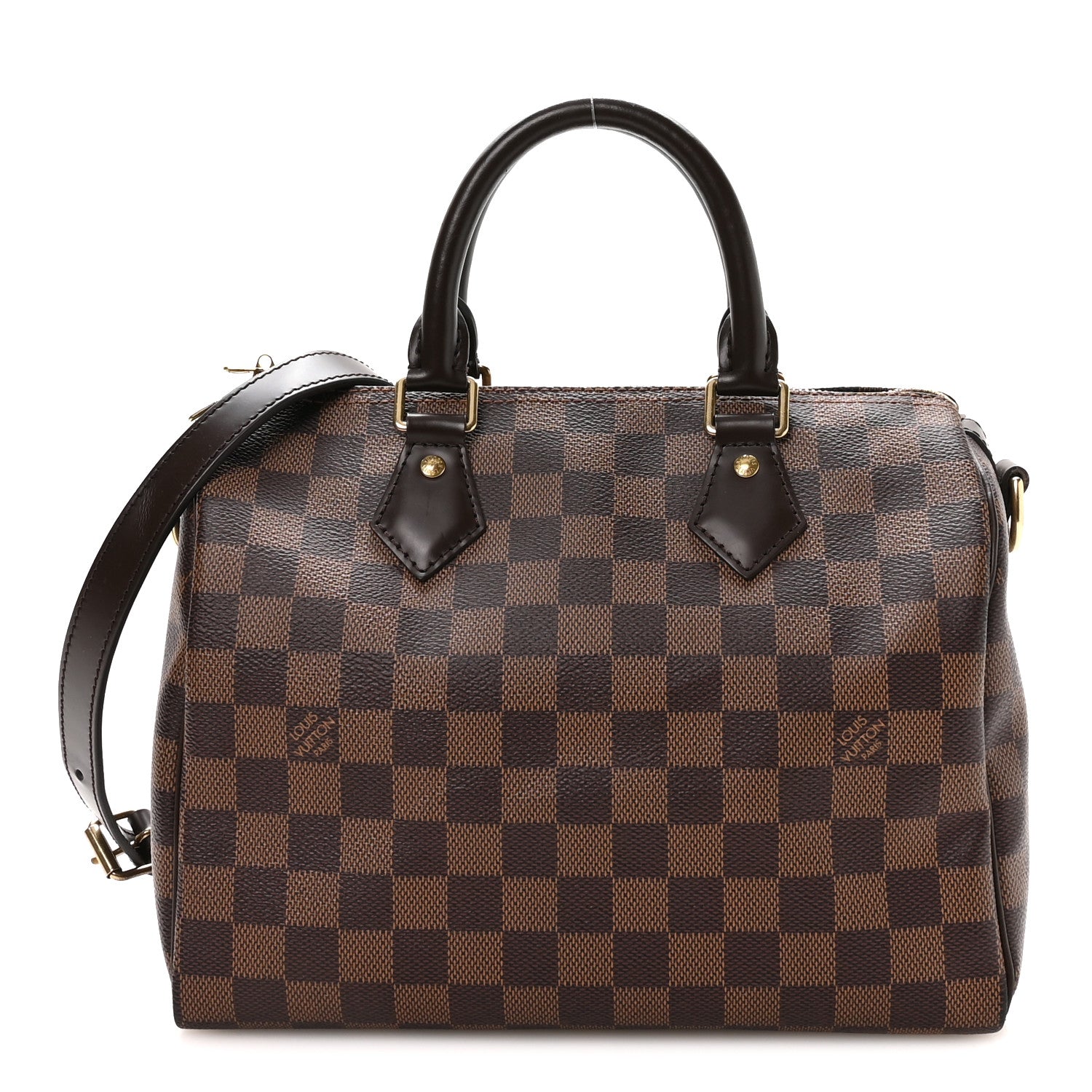 Louis Vuitton Damier Ebene Speedy Bandouliere 25 1 of 10