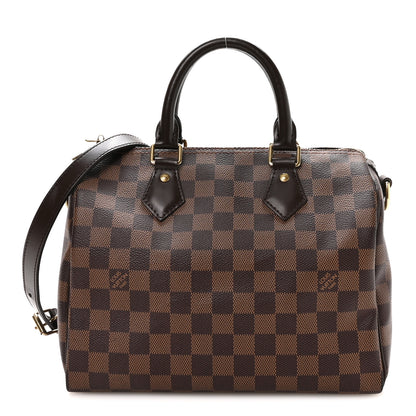 Louis Vuitton Damier Ebene Speedy Bandouliere 25 1 of 10