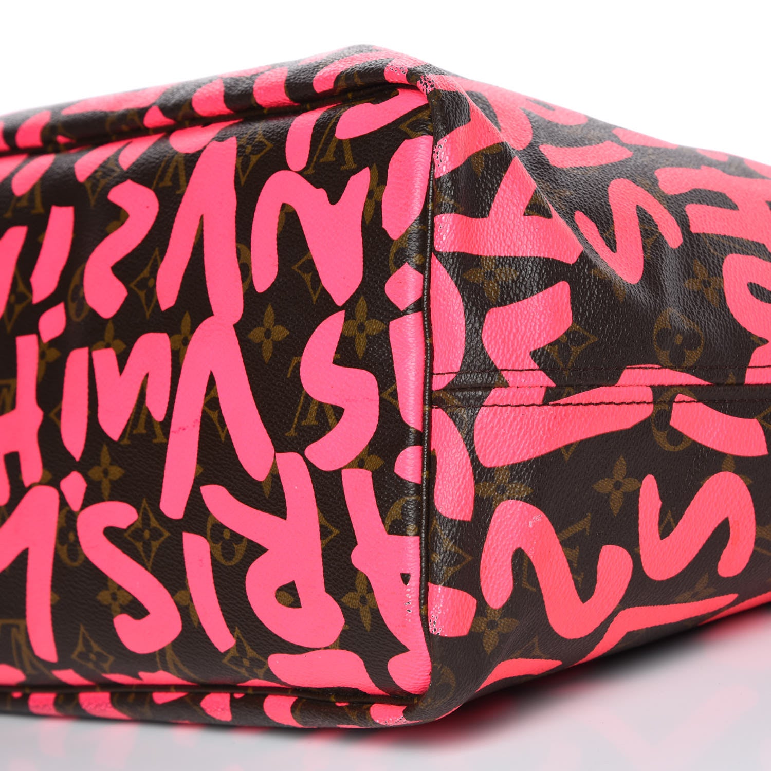 Louis Vuitton Monogram Graffiti Neverfull GM Fuchsia 6 of 19