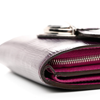 Louis Vuitton Epi Joey Wallet Cassis 9 of 10