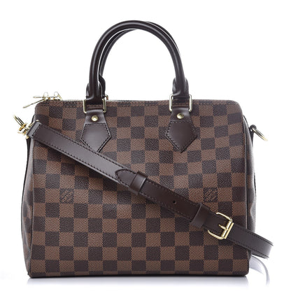 Louis Vuitton Damier Ebene Speedy Bandouliere 25 1 of 8