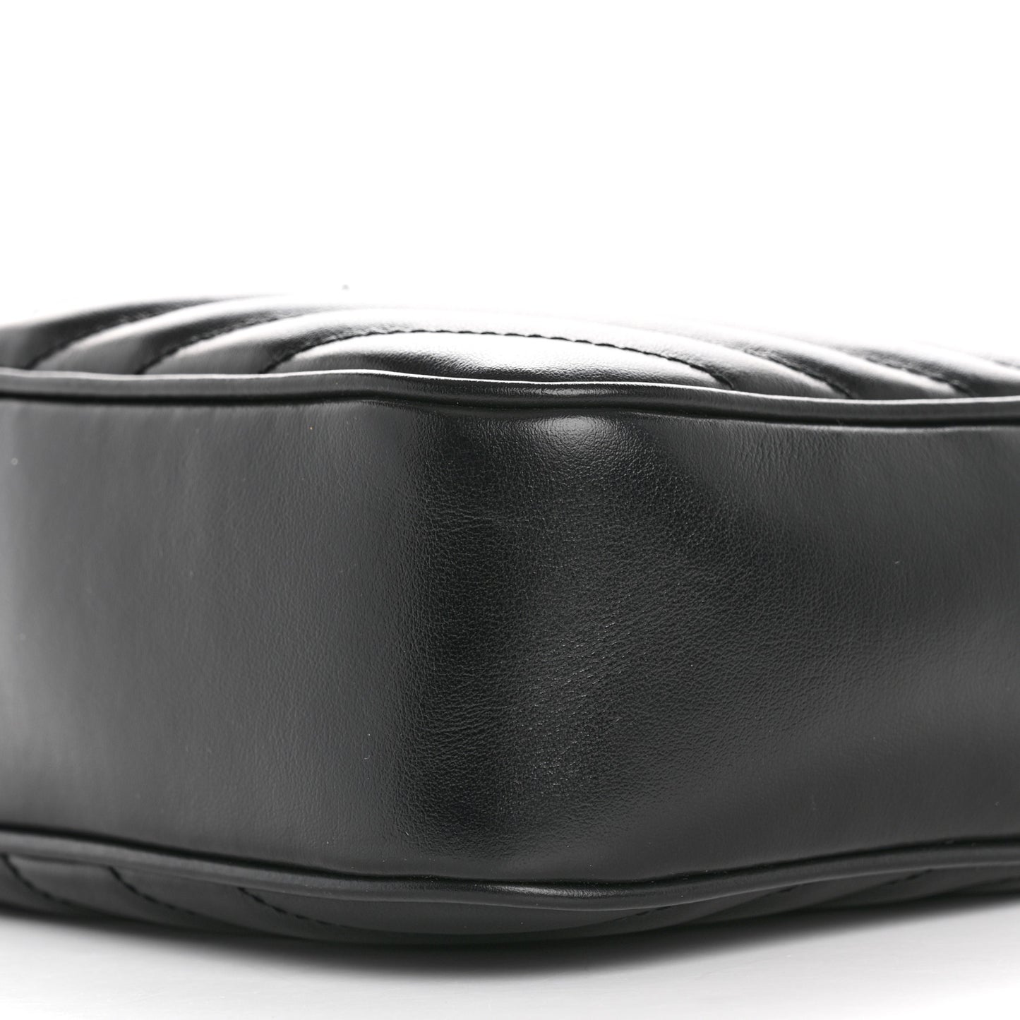 Calfskin Matelasse Monogram Monochrome Lou Camera Bag Black