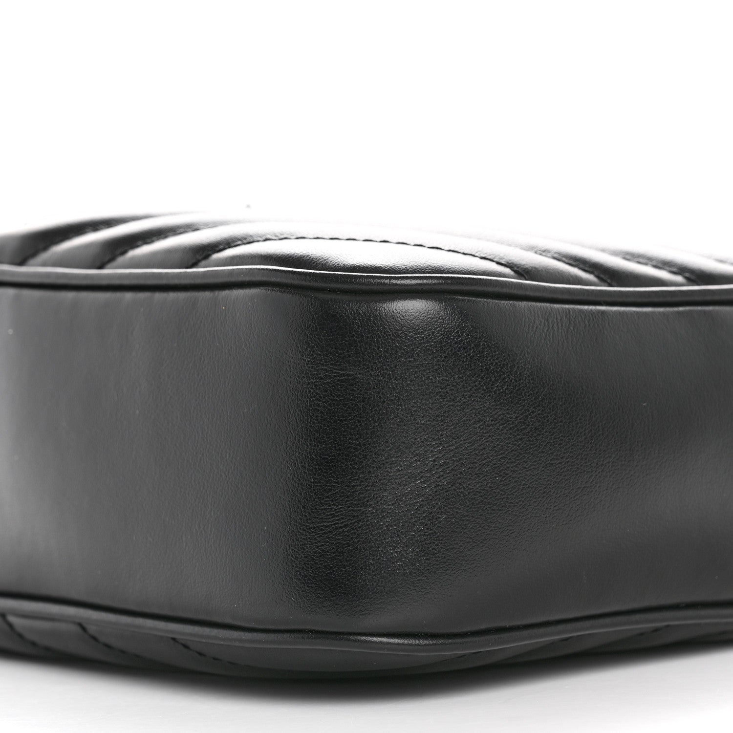 Saint Laurent Calfskin Matelasse Monogram Monochrome Lou Camera Bag Black 10 of 10