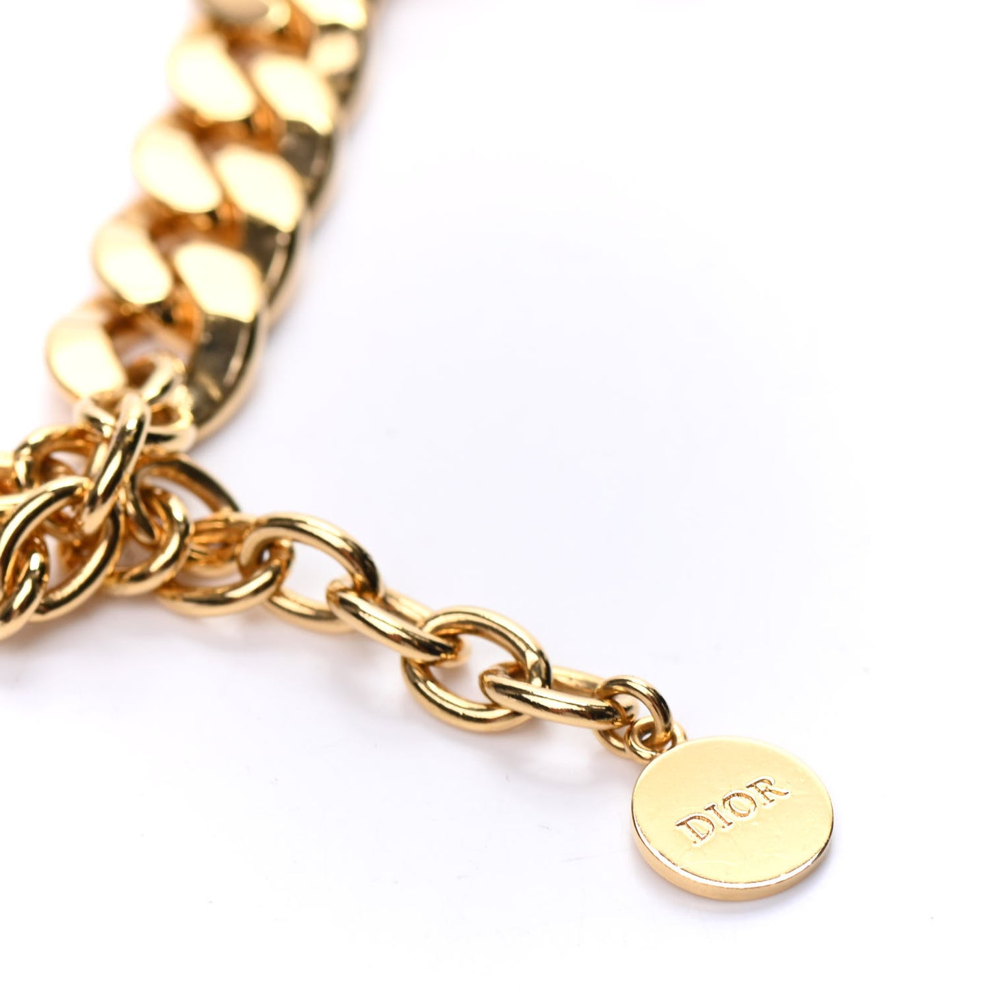 Metal Danseuse Etoile Chain Choker Necklace Gold