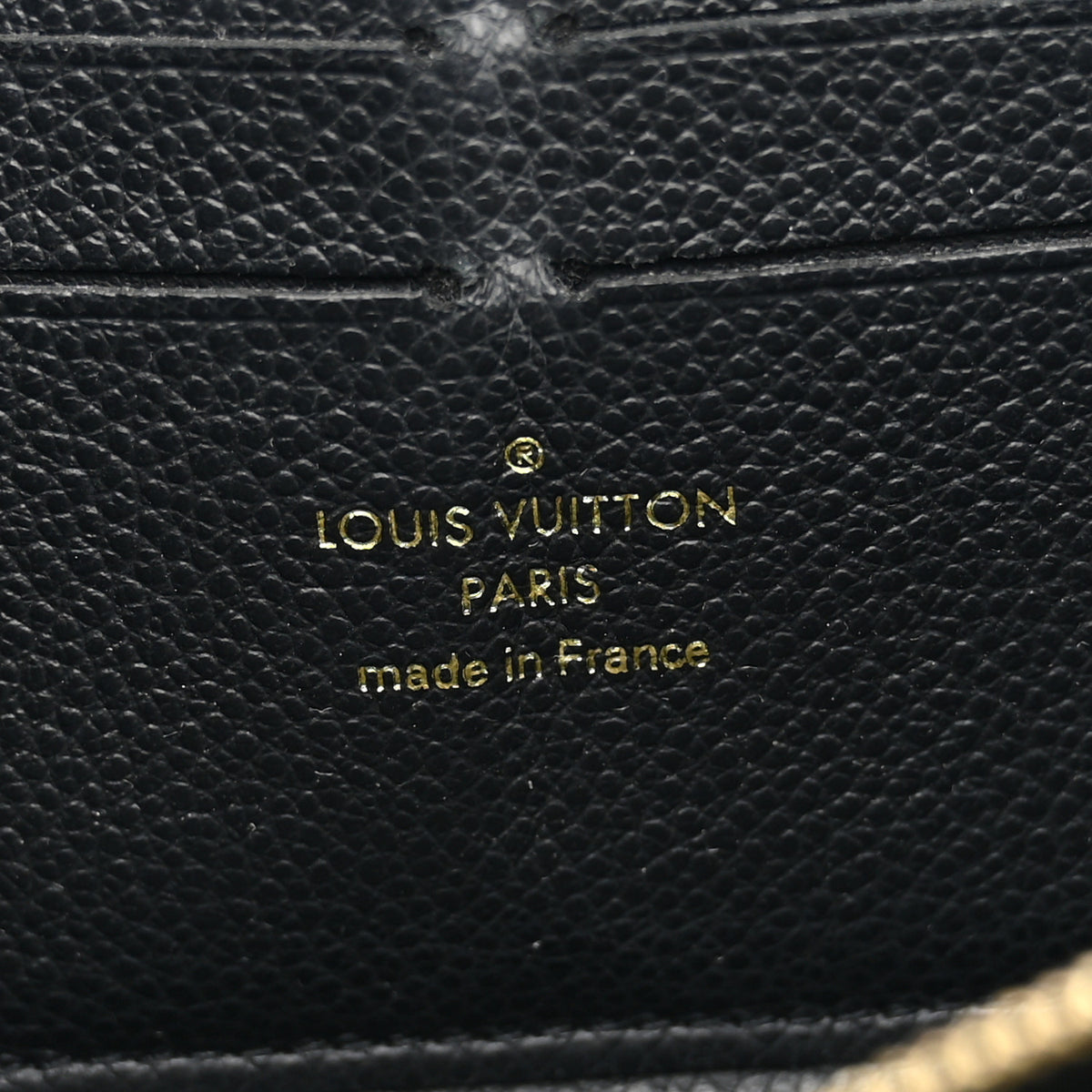 Louis Vuitton Empreinte Zippy Wallet Black 6 of 7