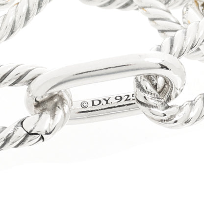 David Yurman Sterling Silver 18K Yellow Gold 11mm Madison Chain Bracelet 3 of 3