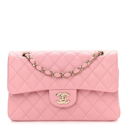 Chanel Caviar Quilted Small Double Flap Pink 1 of 10
