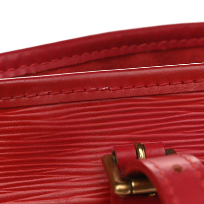Louis Vuitton Epi Petit Bucket 23 Rouge 12 of 13