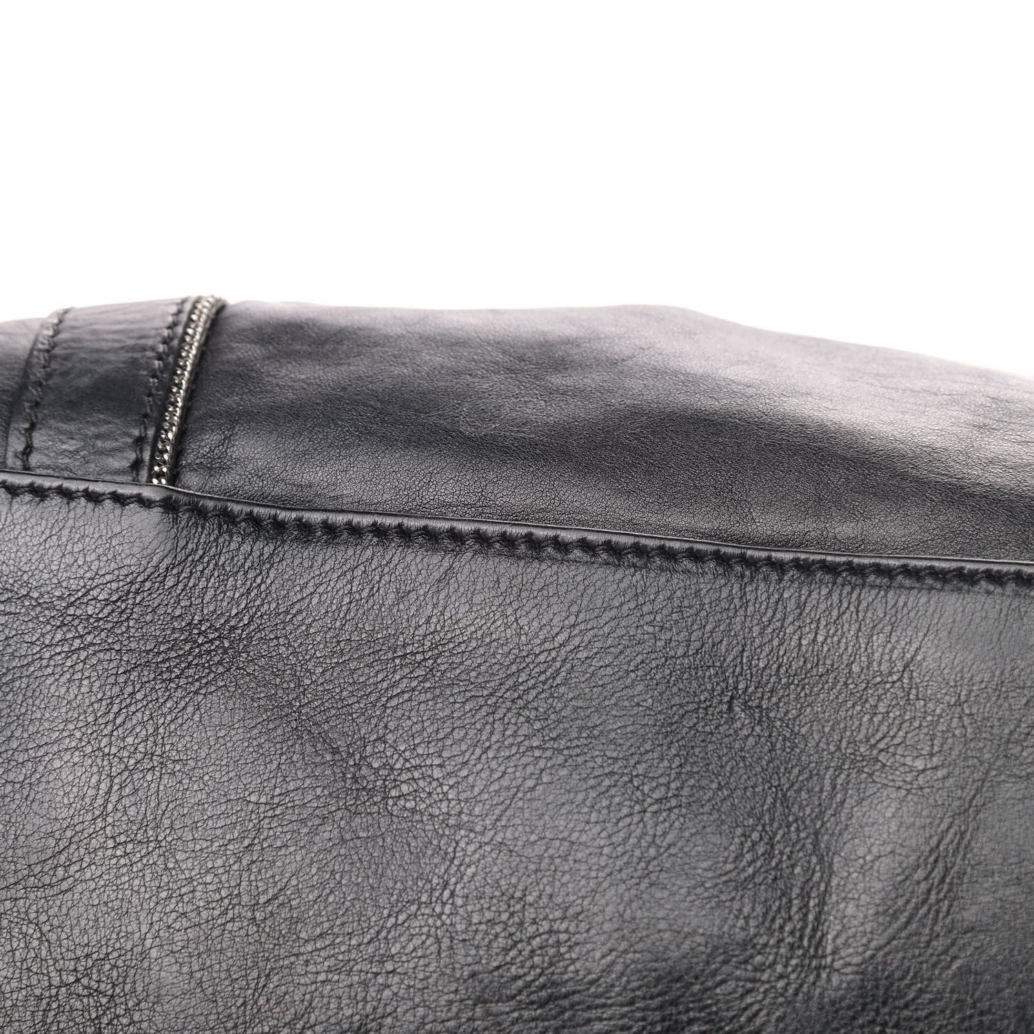Chanel Lambskin East West Soho Shopper Black 15 of 16