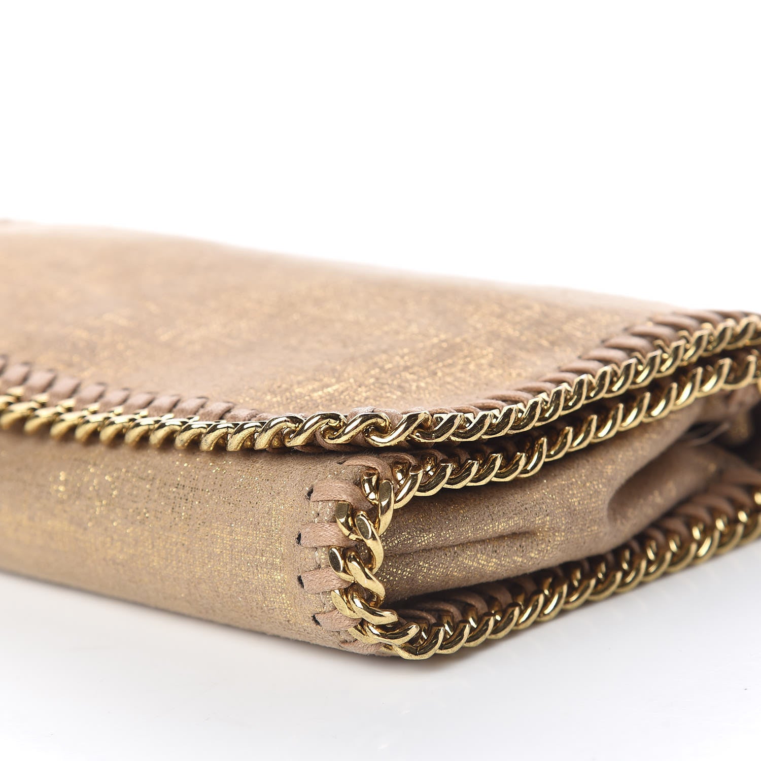 Stella McCartney Shaggy Deer Falabella Crossbody Bag Gold 6 of 15