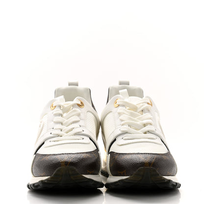 Louis Vuitton Calfskin Monogram Run Away Sneakers 35.5 White 2 of 8
