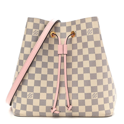 Louis Vuitton Damier Azur Neonoe MM Eau De Rose 1 of 14