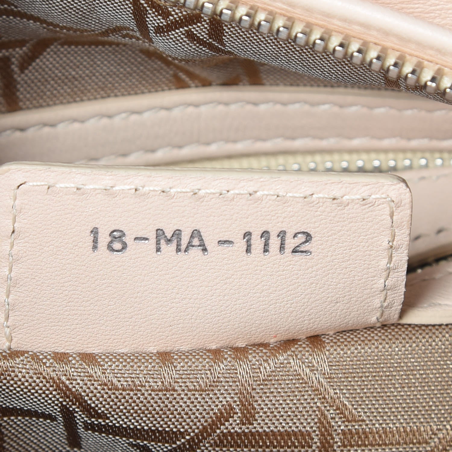 Christian Dior Lambskin Cannage Medium Lady Dior Light Beige 9 of 9