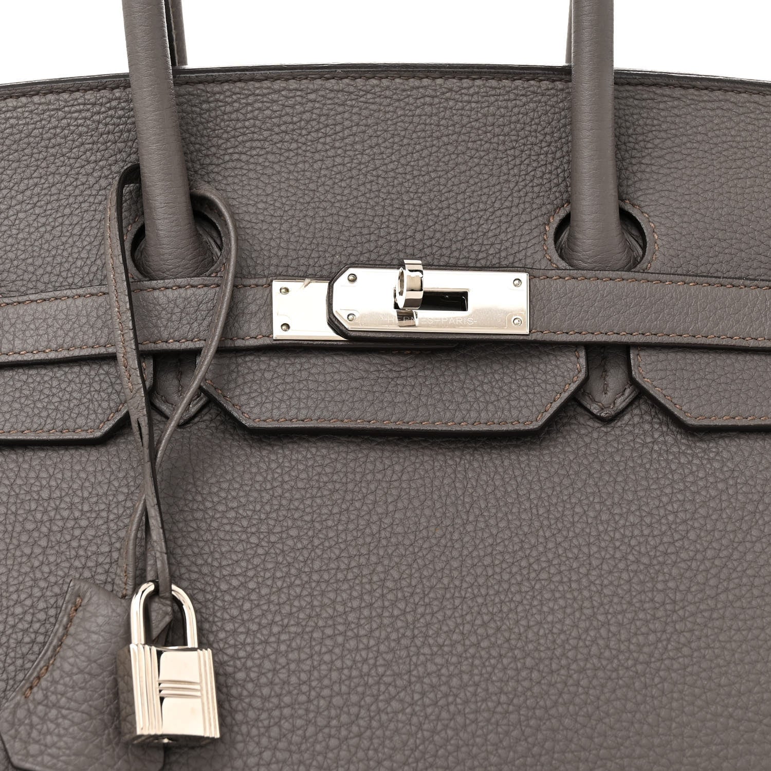 Hermes Togo Birkin 35 Etain 8 of 11