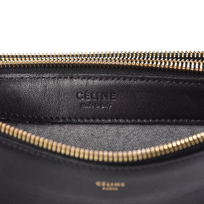 Celine Lambskin Large Trio Crossbody Bag Black 9 of 13