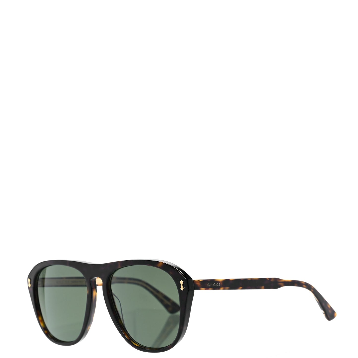 Acetate Aviator Sunglasses GG0128S Tortoise