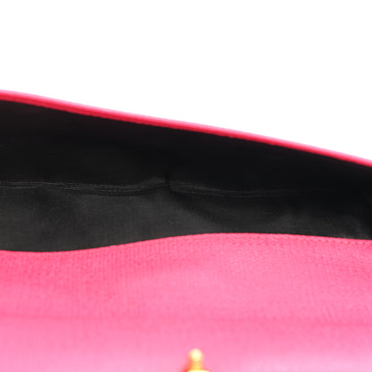 Saint Laurent Calfskin Classic Y Ligne Wallet Fuchsia 8 of 14