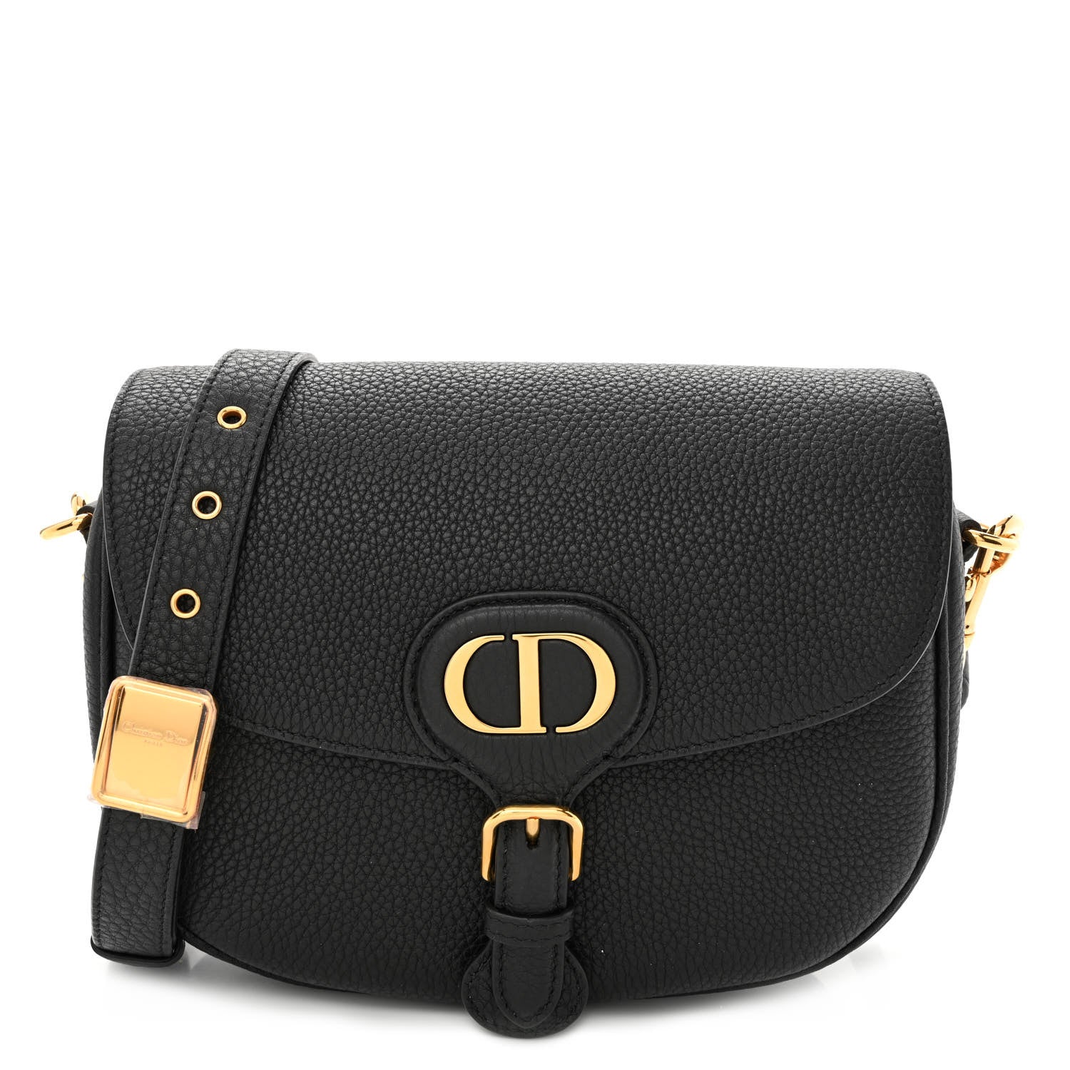 Christian Dior Grained Calfskin Medium Bobby Flap Black 1 of 10
