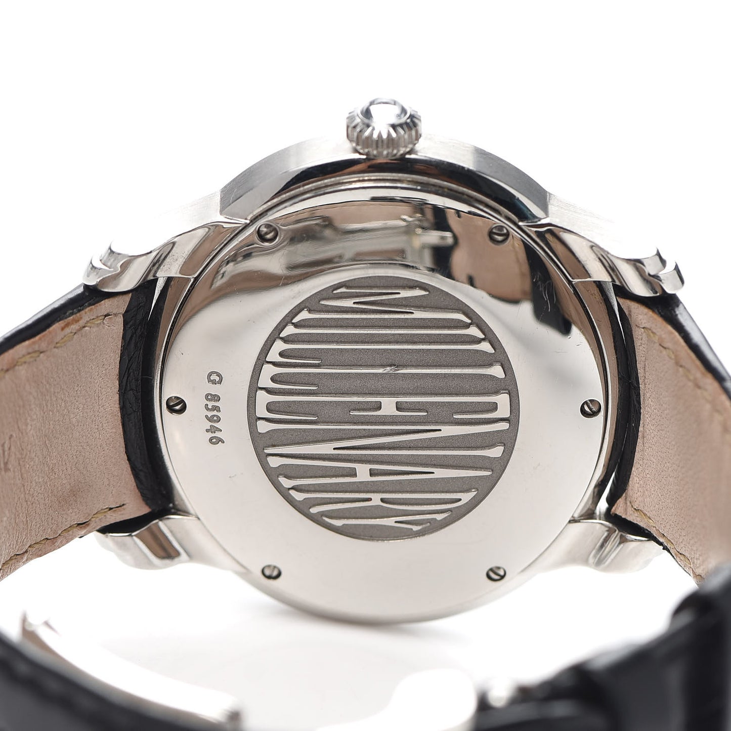 Stainless Steel Alligator Diamond 39.5mm Millenary Automatic Watch Black 77301ST.ZZ.D002CR.0