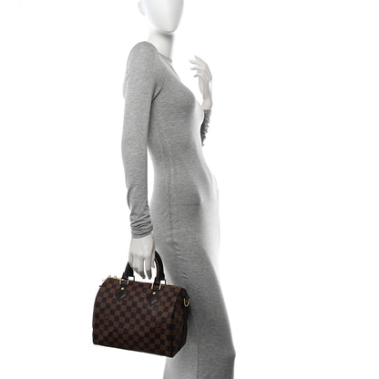 Louis Vuitton Damier Ebene Speedy Bandouliere 25 2 of 9