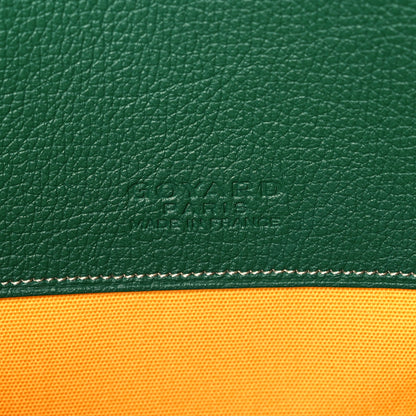 Goyard Goyardine Senat Pochette MM Green 6 of 10