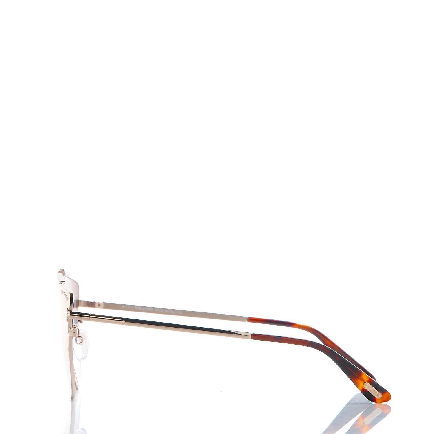 Tom Ford Jacquelyn Aviator Sunglasses TF563 Gold 3 of 8