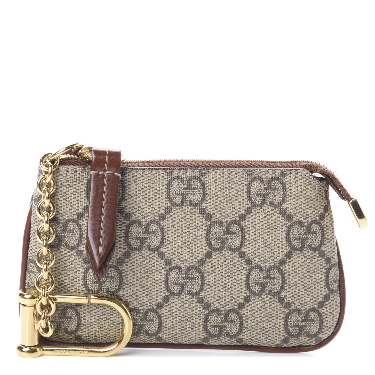 Gucci GG Supreme Monogram Key Case Brown 1 of 5