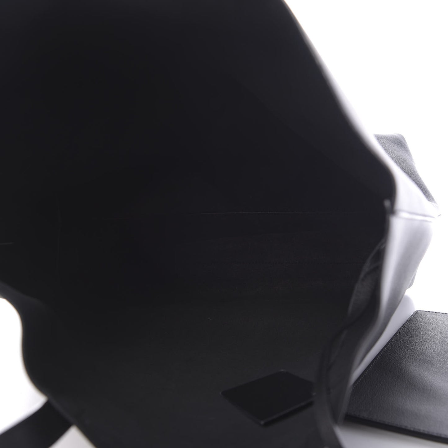 Calfskin Universite Shopping Tote Black