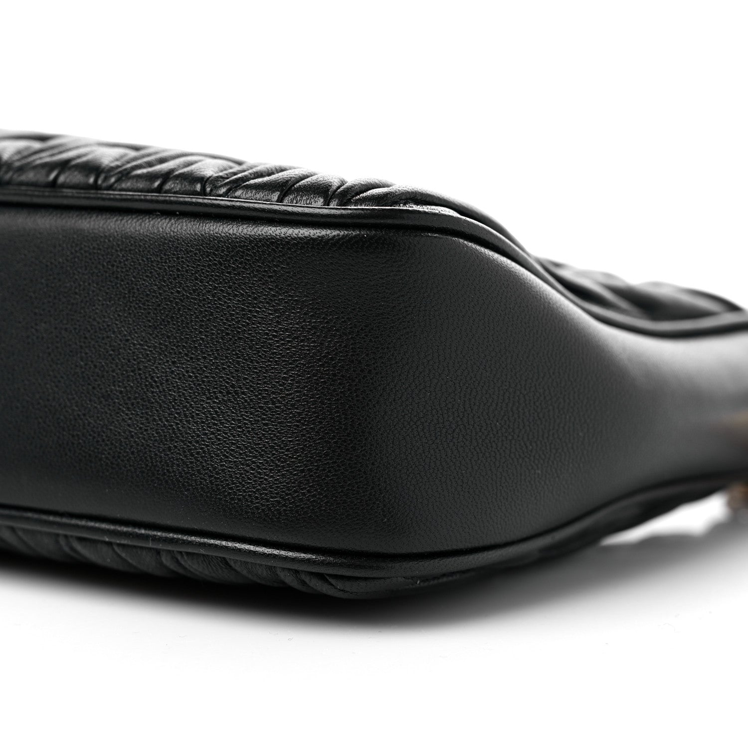 Miu Miu Nappa Matelasse Shoulder Bag Black 8 of 8