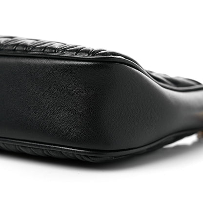 Miu Miu Nappa Matelasse Shoulder Bag Black 8 of 8