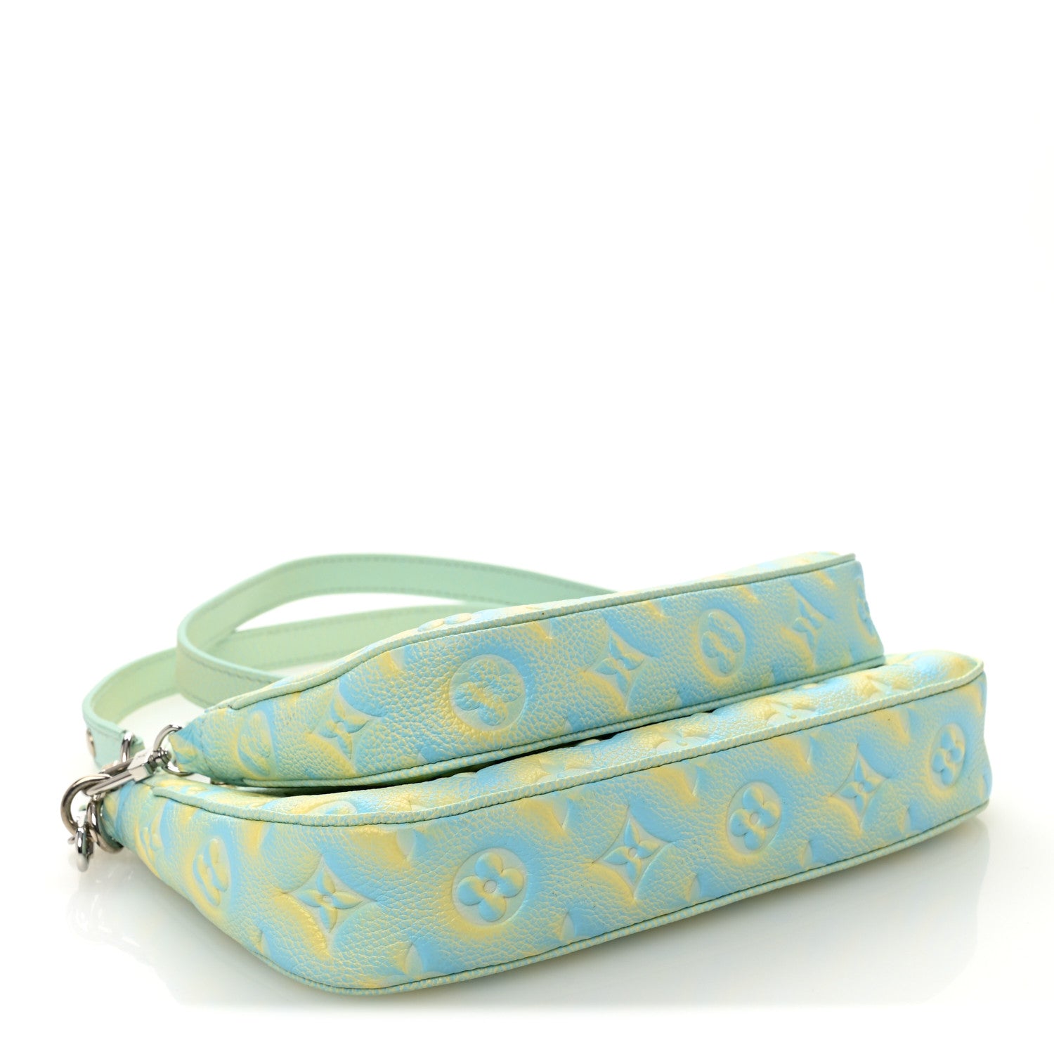 Louis Vuitton Empreinte Monogram Summer Stardust Multi Pochette Accessories Water Green 4 of 10