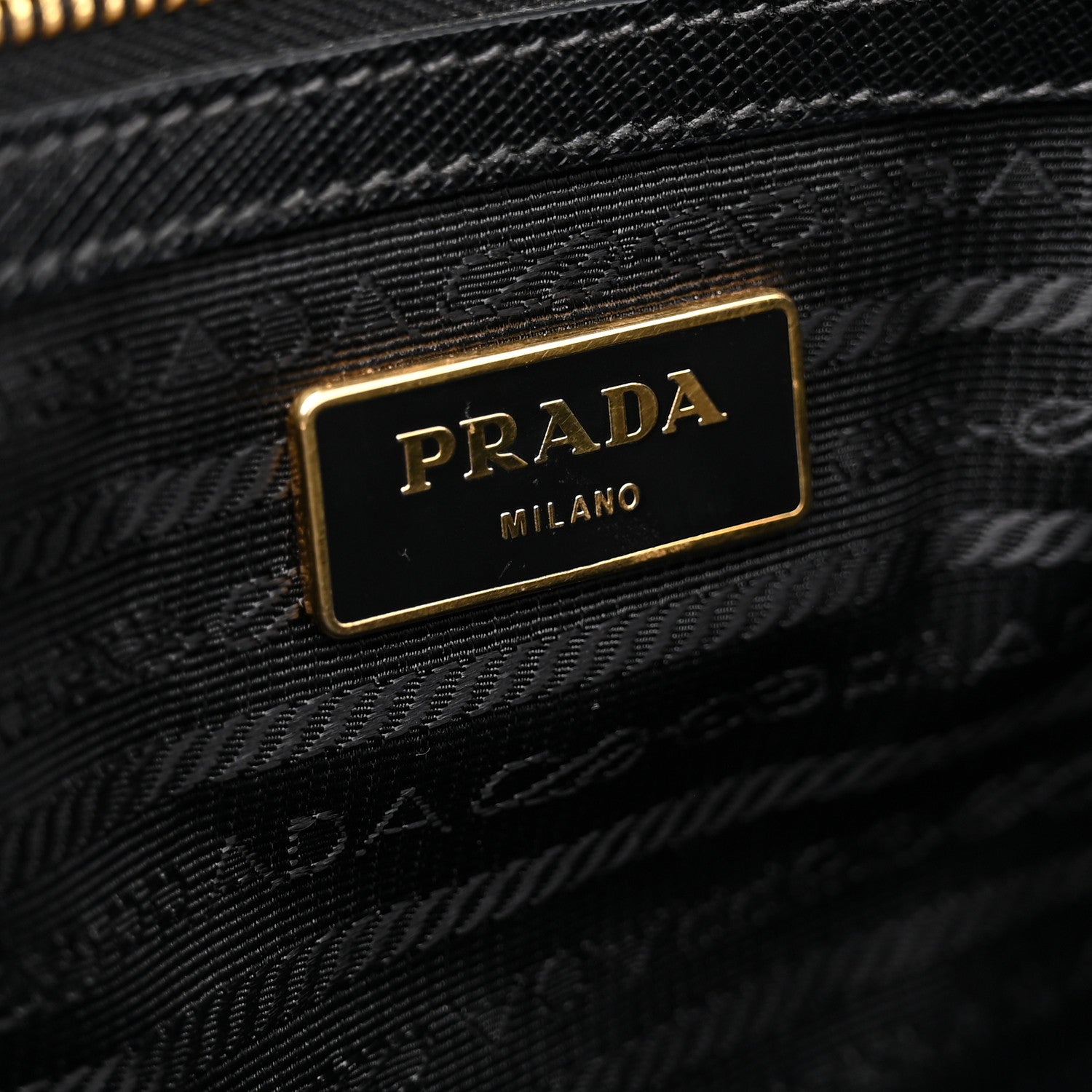 Prada Saffiano Lux Large Galleria Double Zip Tote Black 6 of 11