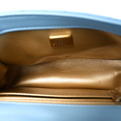 Chanel Lambskin Quilted Mini Pearl Crush Flap Light Blue 5 of 11