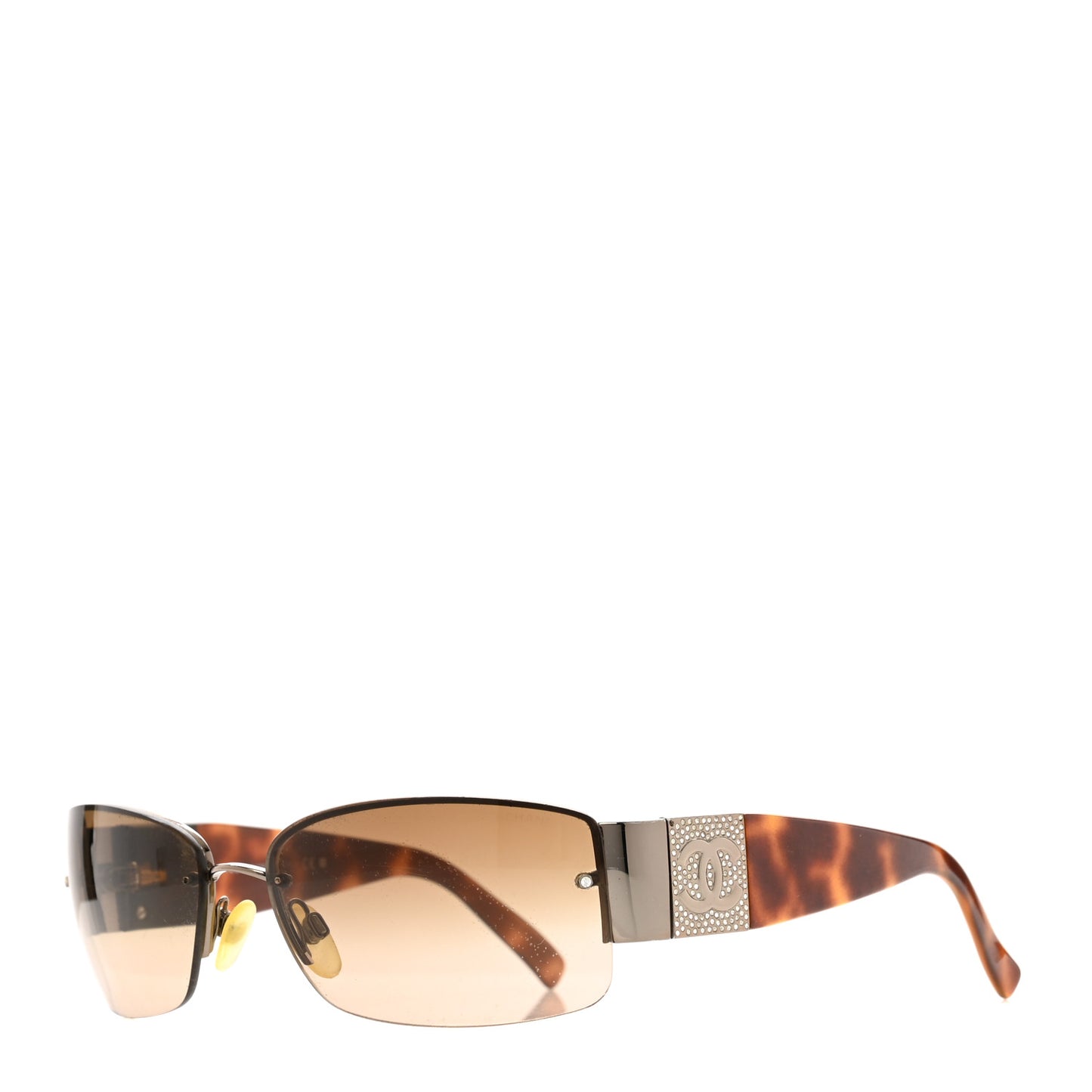 Crystal CC Sunglasses 4117-B Tortoise