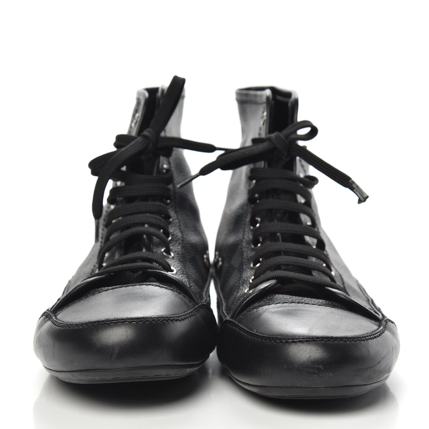 Louis Vuitton Damier Graphite High Top Sneakers 9 2 of 10