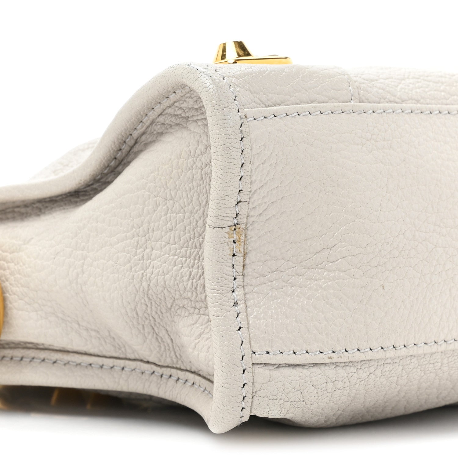Balenciaga Chevre Gold Metallic Edge Hardware Mini City Gris Perle 10 of 18
