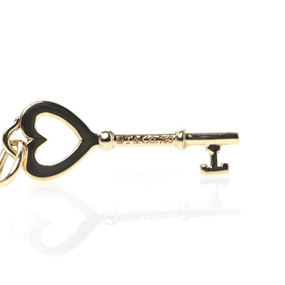 Tiffany 18K Yellow Gold Mini Heart Key Pendant 3 of 4